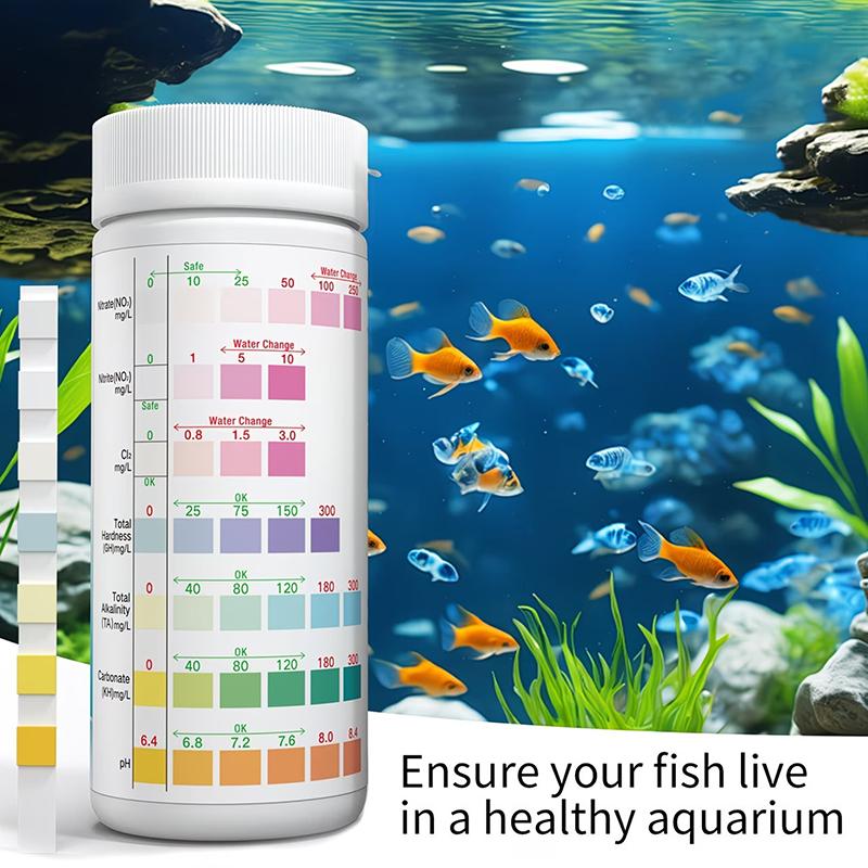 Reef Aquarium - Aquarium Water Teststrips 8 in 1