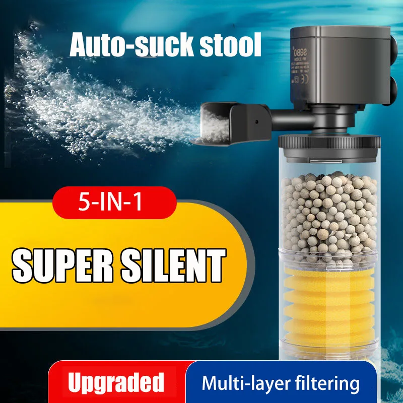 Reef Tank Filter - 220V 50Hz Stille Filter voor Aquarium