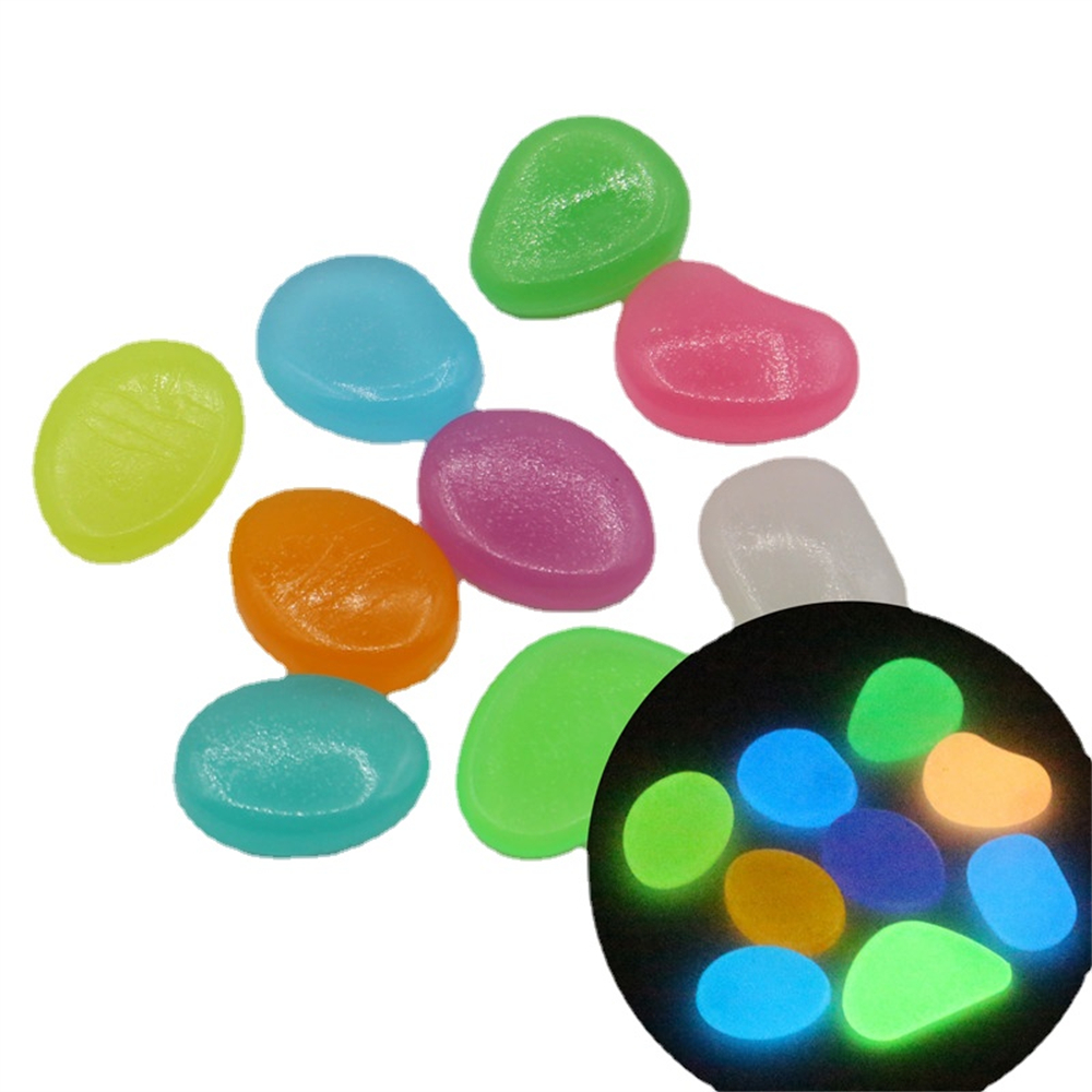 Ocean Aquarium - 50 Stuks Lichtgevende Steen Fluorescerende Grind