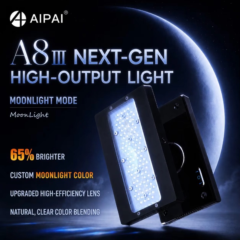 Marine Coral - AIPAI A8 III-serie A8SE/A8 Pro, LED-akwariumverlichting