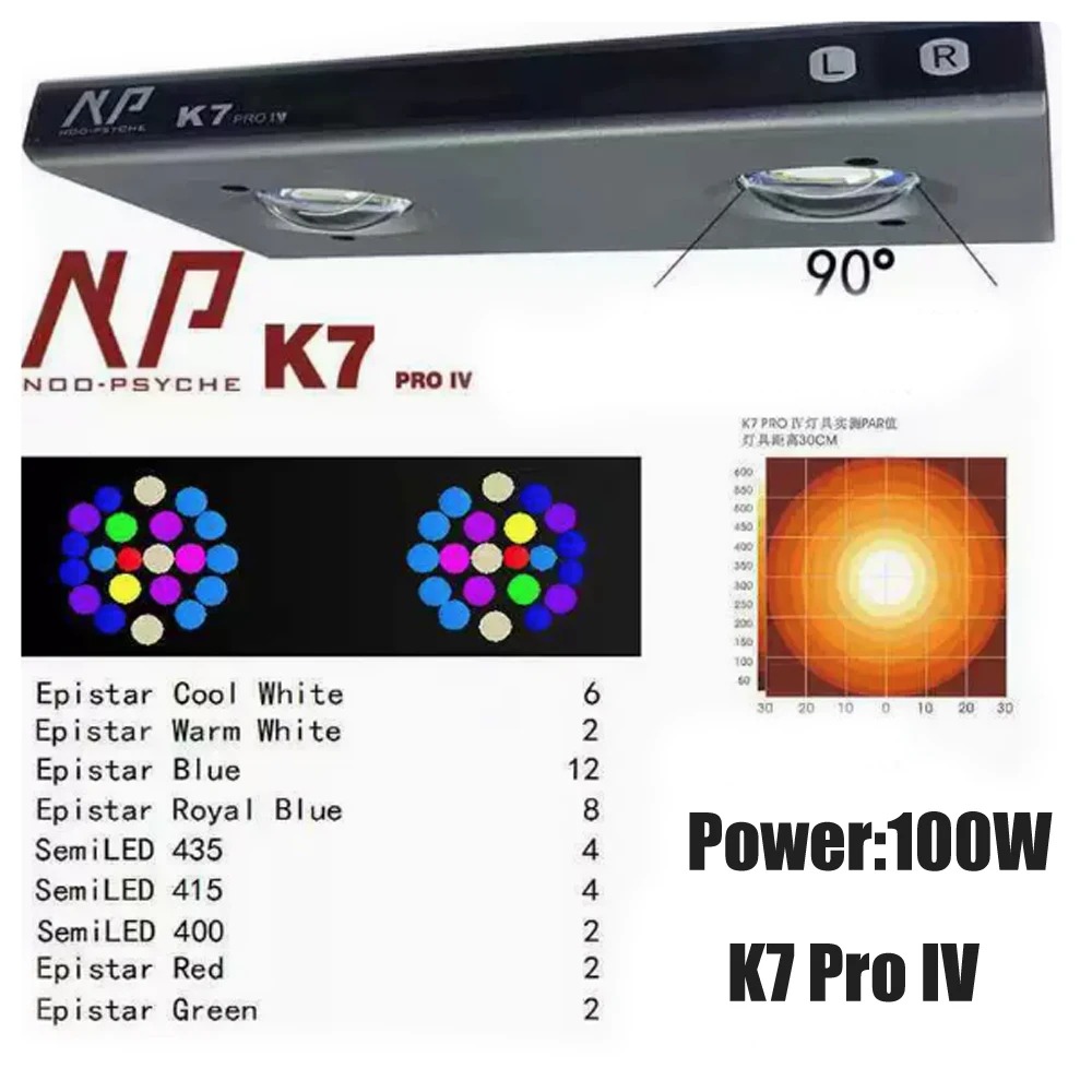 Noopsyche NP K7Pro IV 100W App - Reef Aquarium recensie en prijs